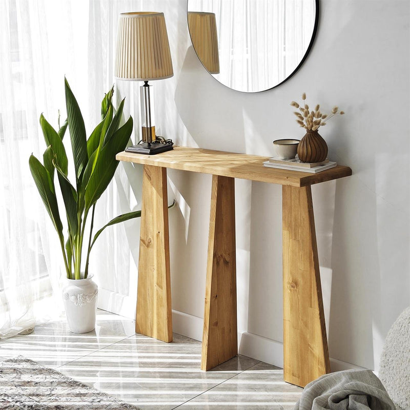 100% Solid Wood Design Console&Dresuar - (W)39.5" (L)11" (H)32"