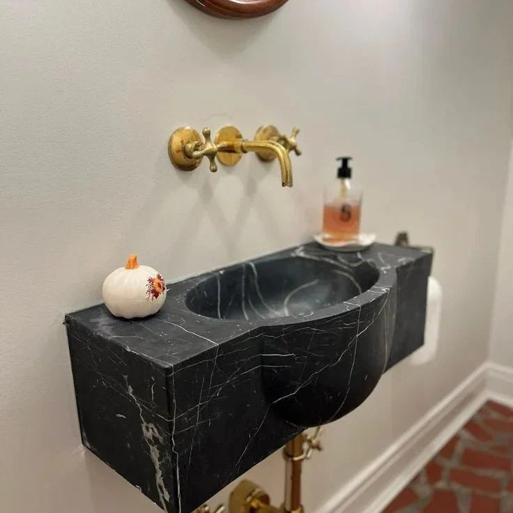 Handcrafted Wall Mounted Faucet, Snake Style