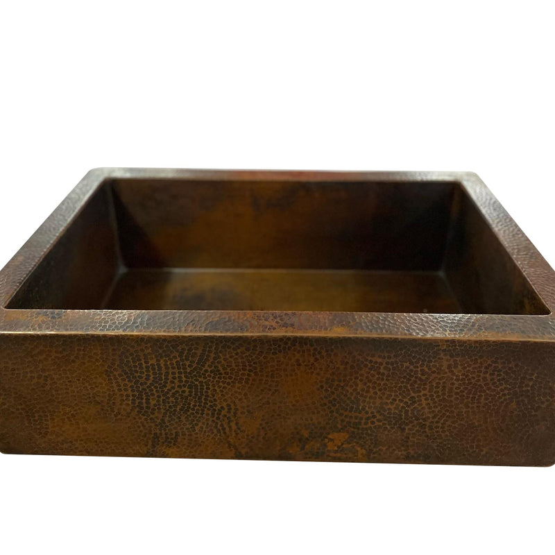 Dark Copper Farmhouse Apron Sink -Xylo