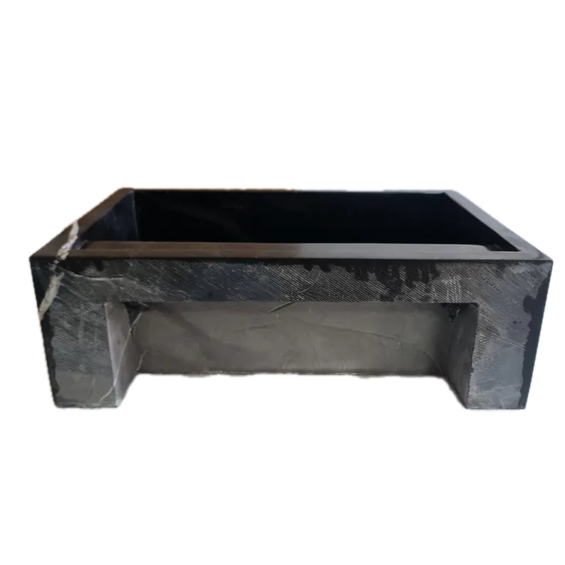 Toros Black Marble Wall-Mount Bathroom Vanity Sink Fluted (W)16" (L)24" (H)7"