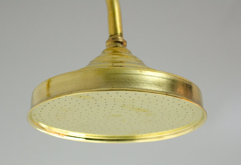 Brass Shower Fixtures - Dual Shower Head