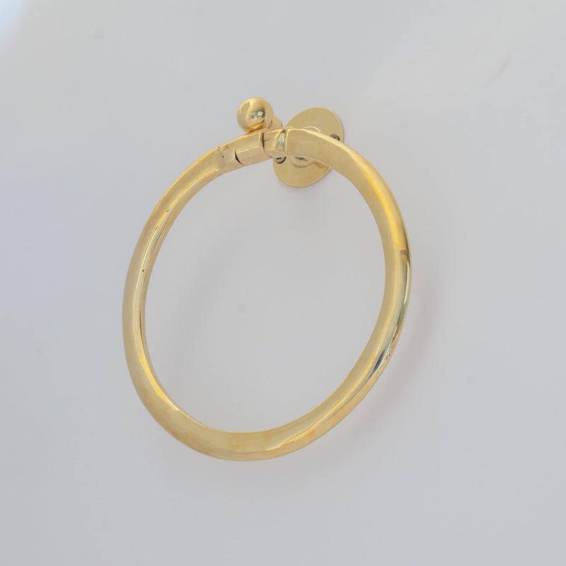 Brass Towel Ring - Bathroom Towel Holder