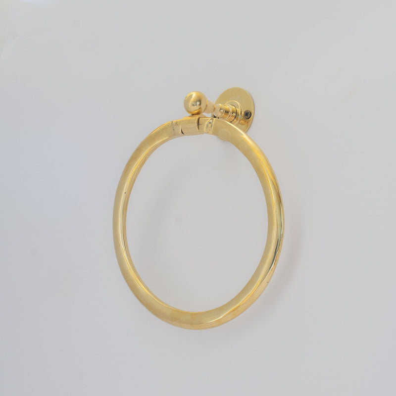 Brass Towel Ring - Bathroom Towel Holder