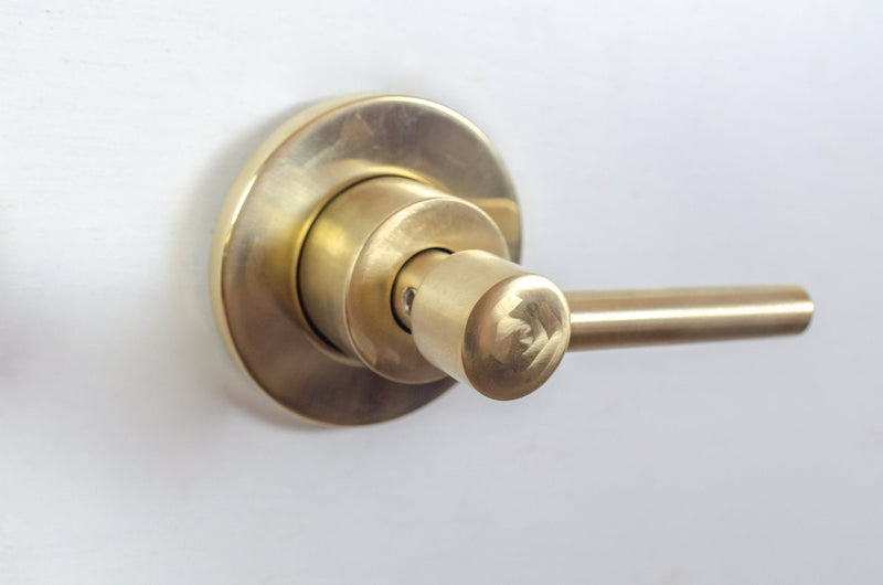 Brushed Brass Bathroom Faucet - Wall Mount Bathroom Faucet