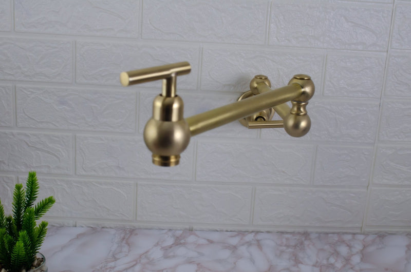 Brushed Brass Pot Filler