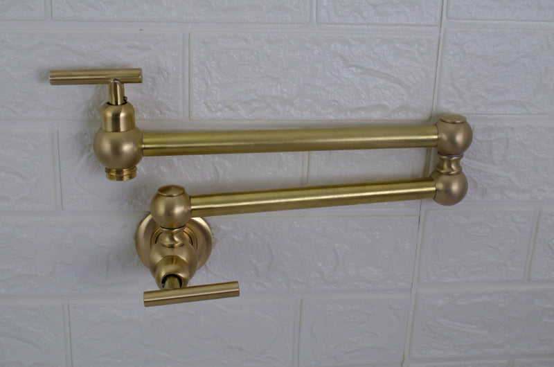 Brushed Brass Pot Filler