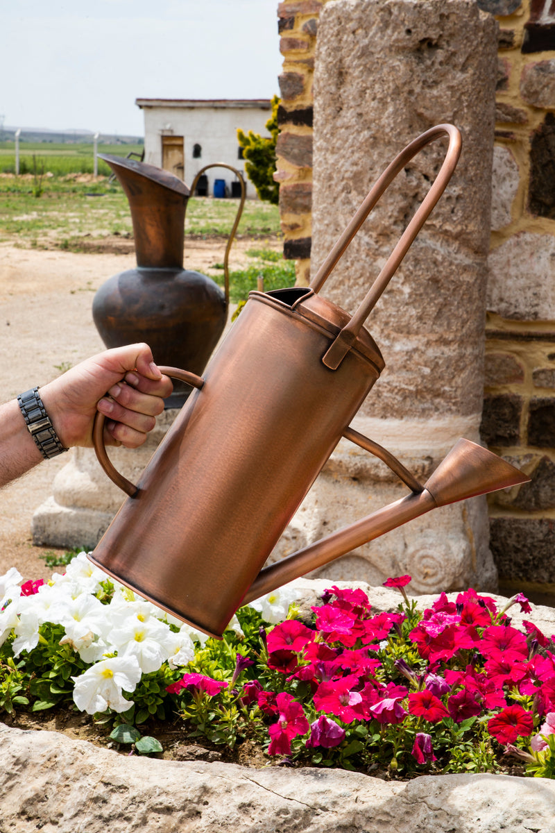 Double Handle Copper Watering Can