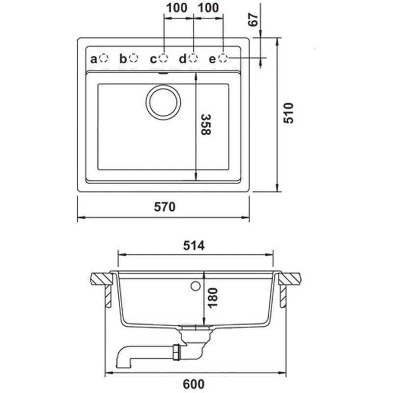 Hafele Adela Granite Sinks