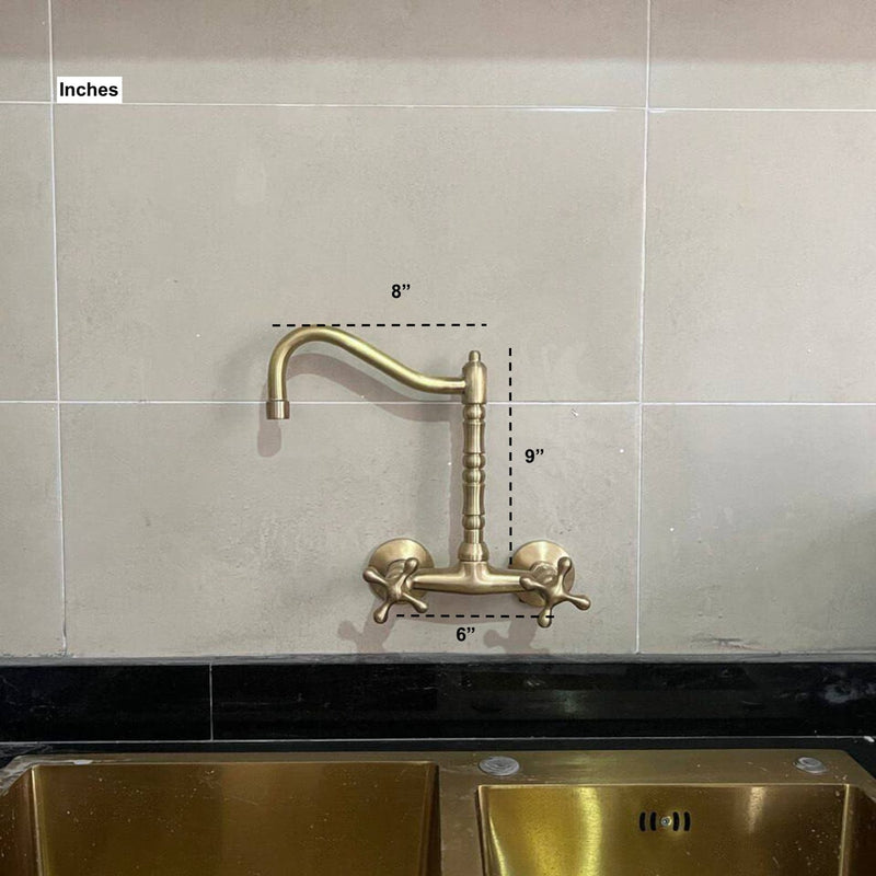 Vintage Wall Mounted Kitchen Faucet