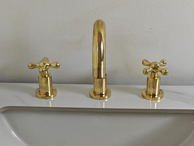 Unlacquered Brass Vanity Faucet