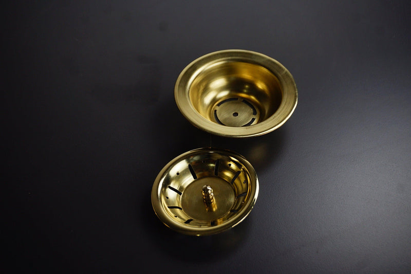 Unlacquered Brass Undermount Single Bowl Kitchen Sink