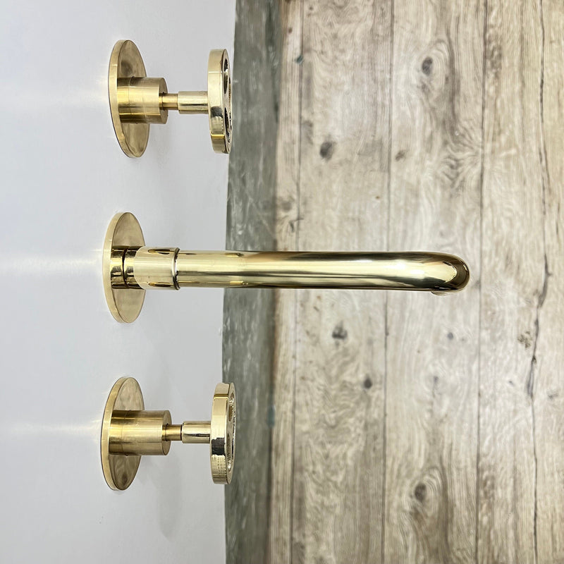 Unlacquered Brass Wall Mount Faucet