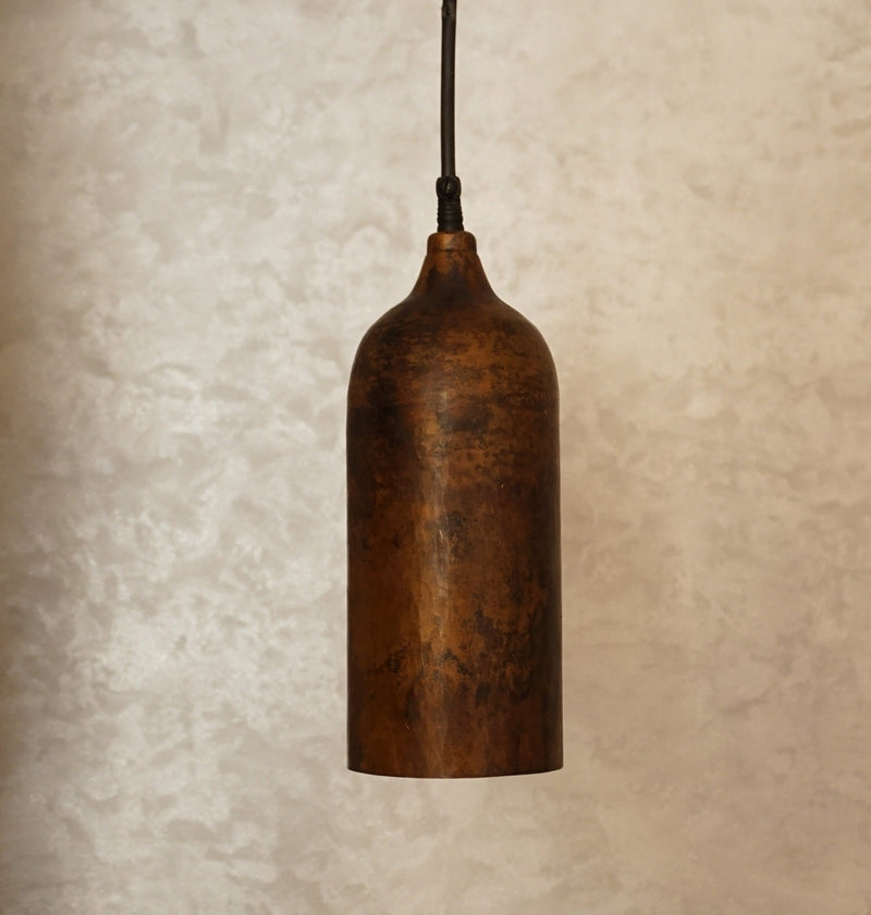 Antique Copper Farmhouse Pendant Light