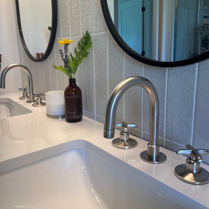 Matte Nickel Bathroom Sink Faucet