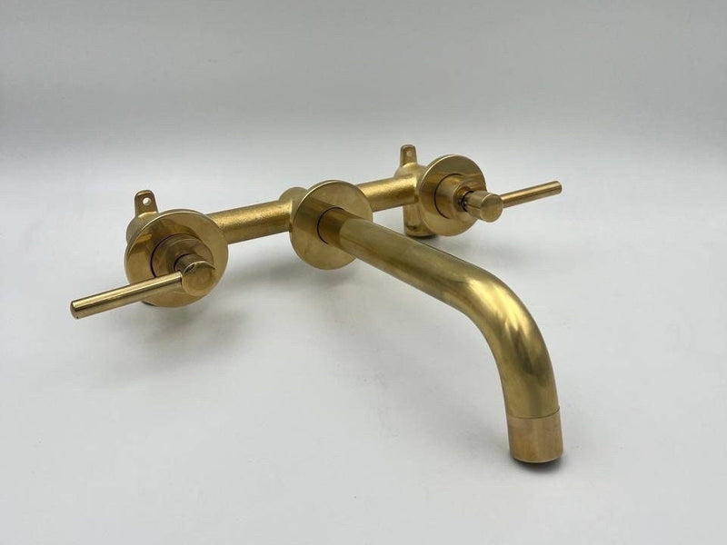 Unlacquered Brass Bathroom Faucet