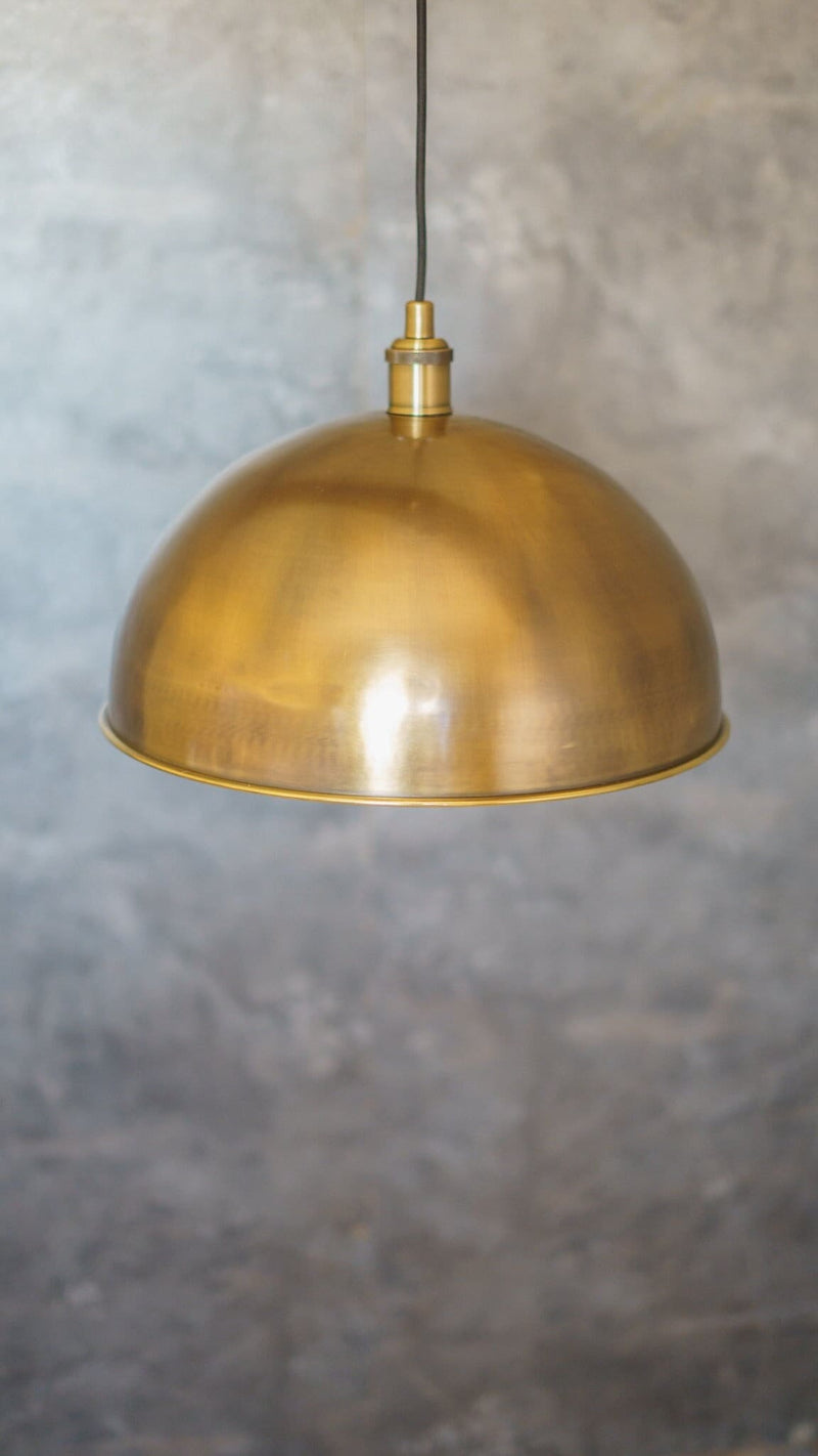 Oil Rubbed Bronze Dome Pendant Light, Bronze Ceiling Dome Lampshade