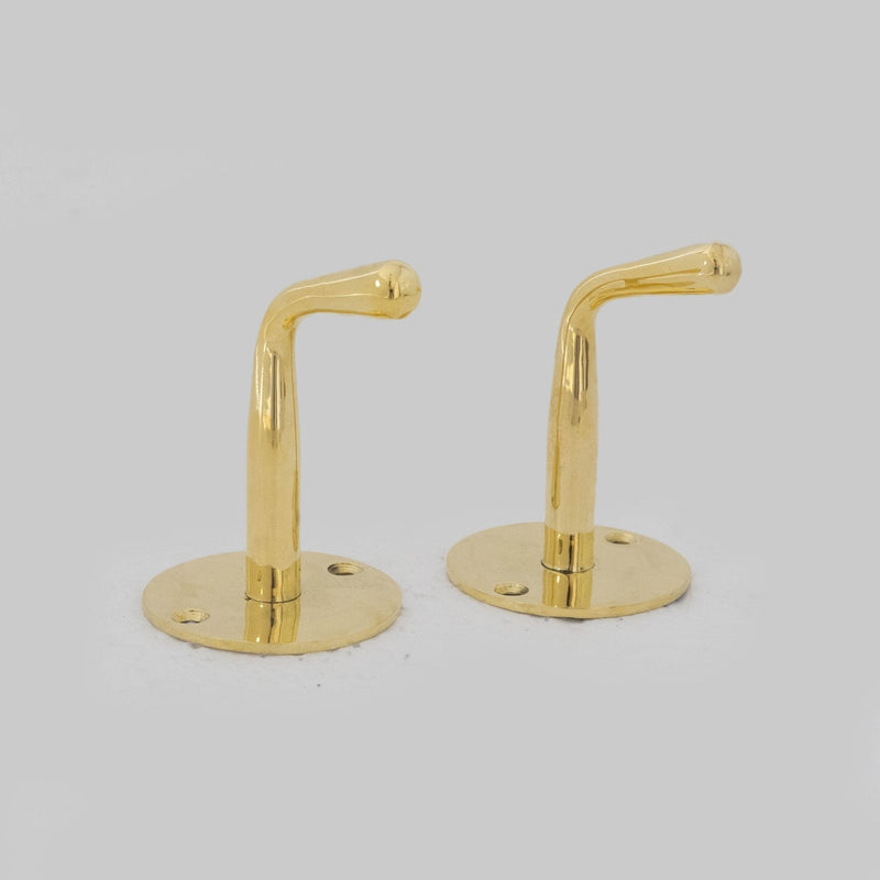 Unlacquered Brass Wall Hook - Bath Towel Holder