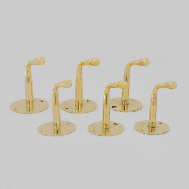 Unlacquered Brass Wall Hook - Bath Towel Holder