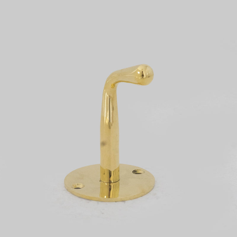 Unlacquered Brass Wall Hook - Bath Towel Holder