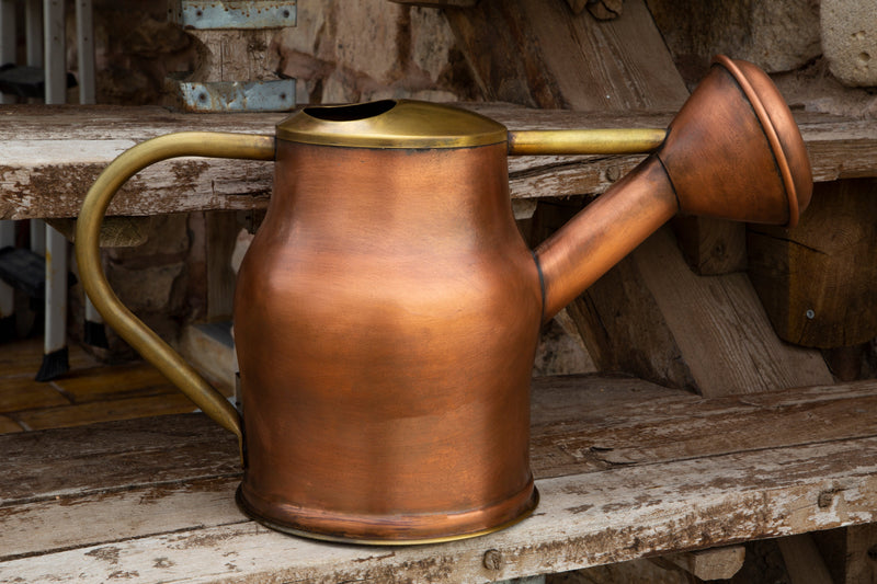 Vintage Aesthetic Copper Watering Can