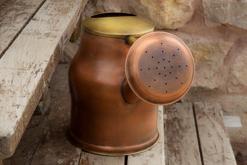 Vintage Aesthetic Copper Watering Can