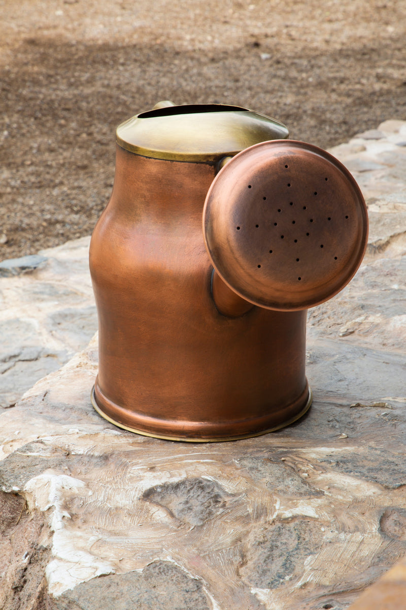 Vintage Aesthetic Copper Watering Can