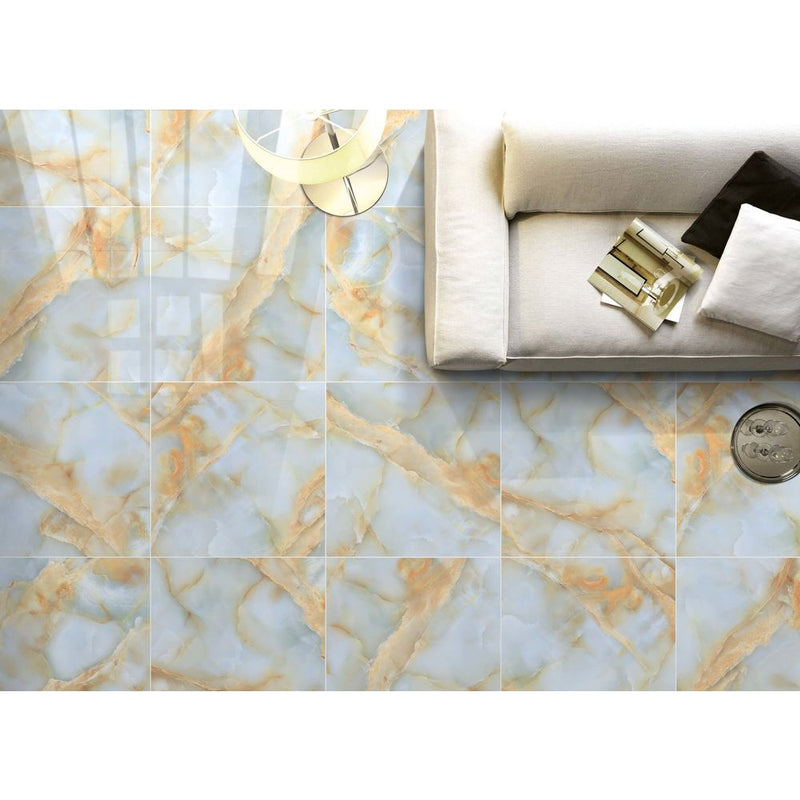 Derin Glossy Rectified Porcelain Wall and Floor Tile