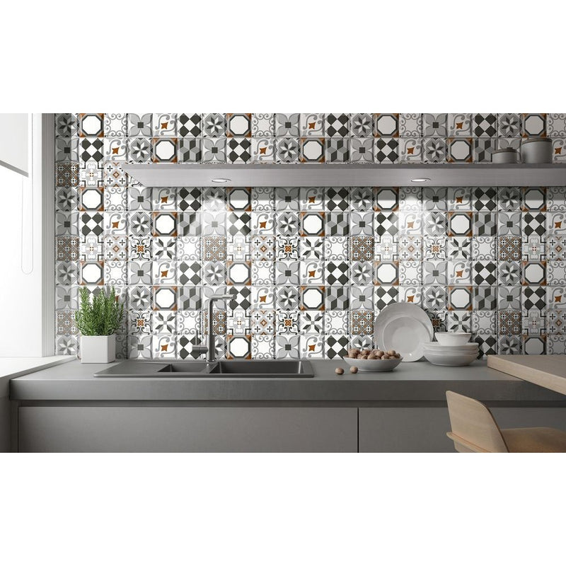 Anka Dora Glossy Porcelain Wall Tile