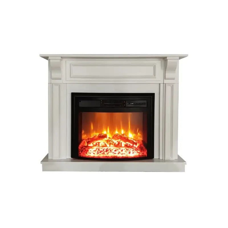 DLC Classic Design White Electric Fireplace