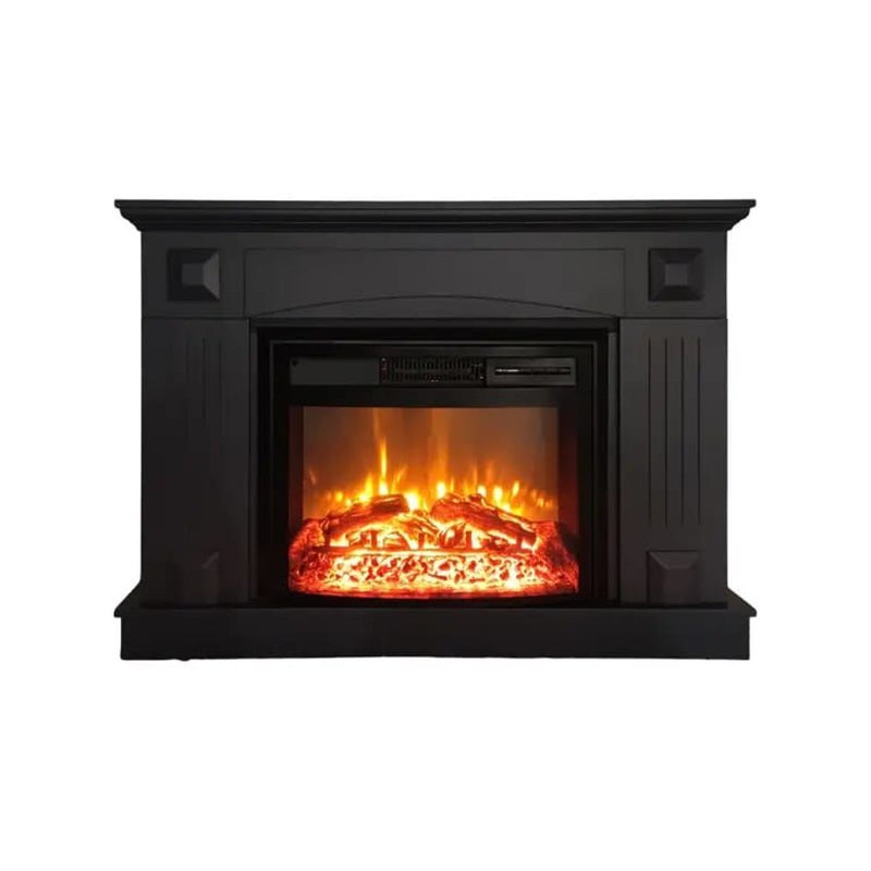 DLC Cole Black MDF Design Electric Fireplace