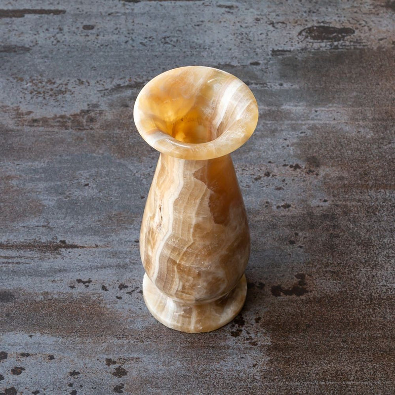 Honey Onyx Stone Vase