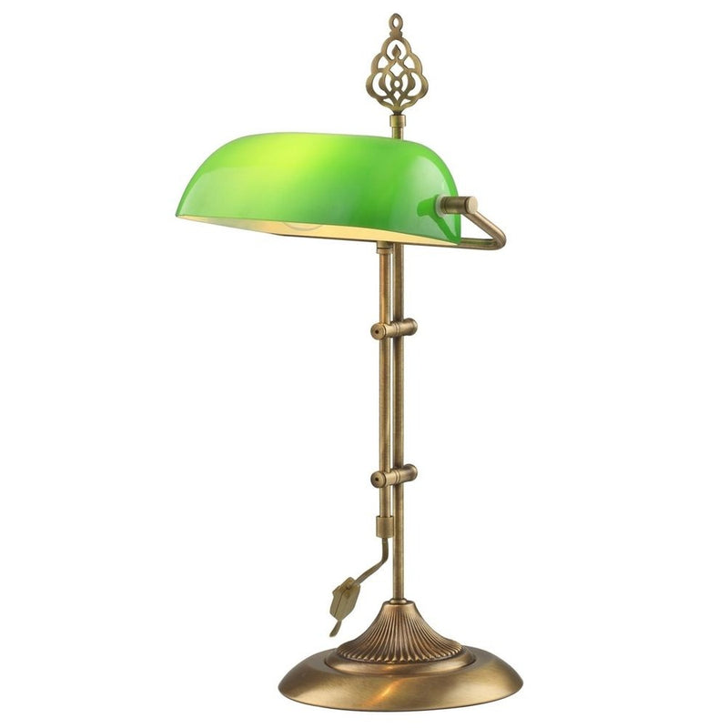 Green Vintage Table Lamp