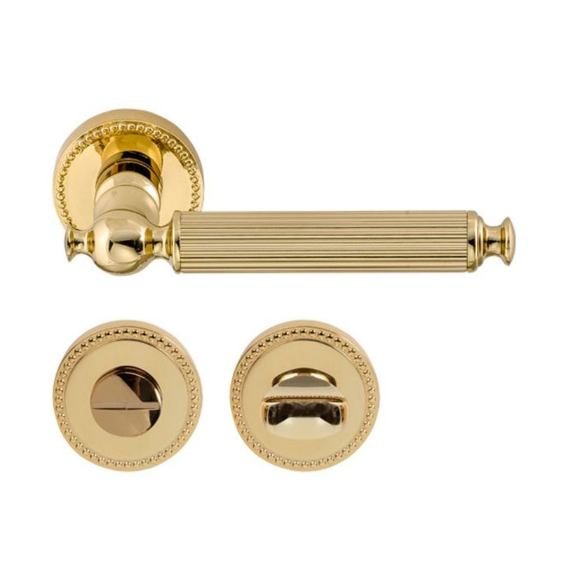 Calisto Brass WC Door Handle Series