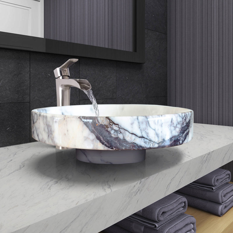 Gobek New York Marble Natural Stone Above Counter Sink Polished