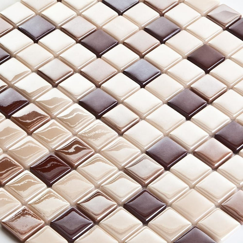 Orient Solid Glass Mosaic Tile-Mix 023