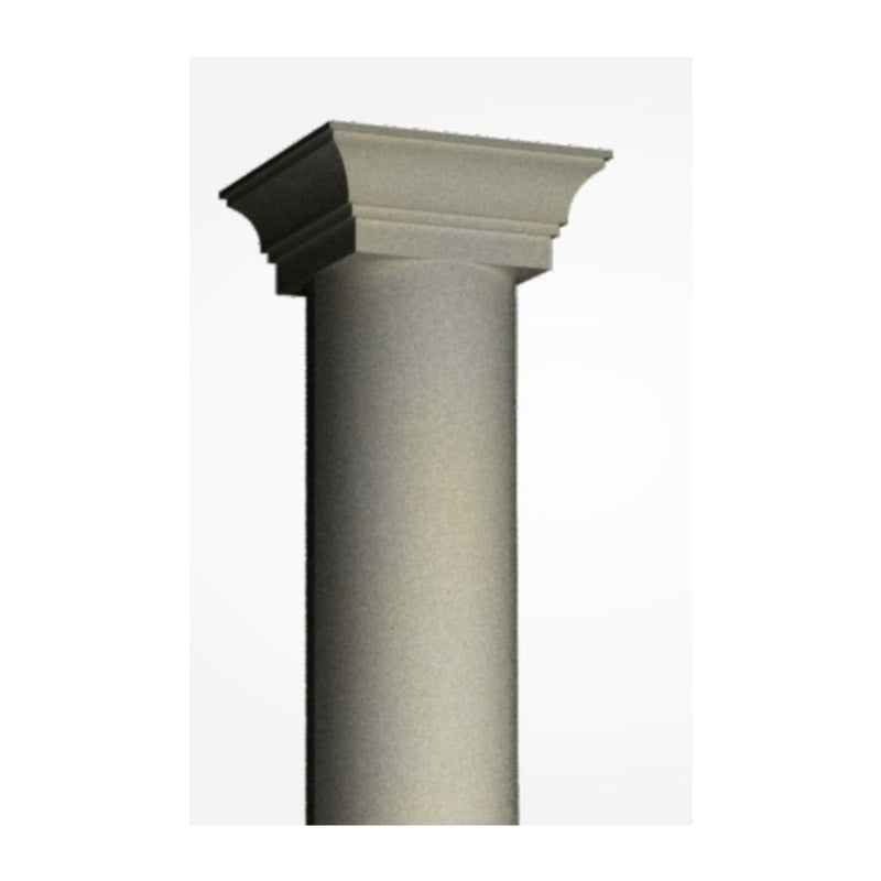 Oval Corrugated Solid Half Pillar Series-1