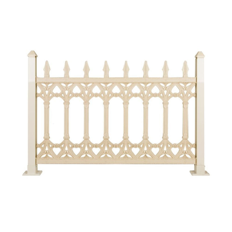 Palace Plastic Garden Fence Panel - 80cmx100cm