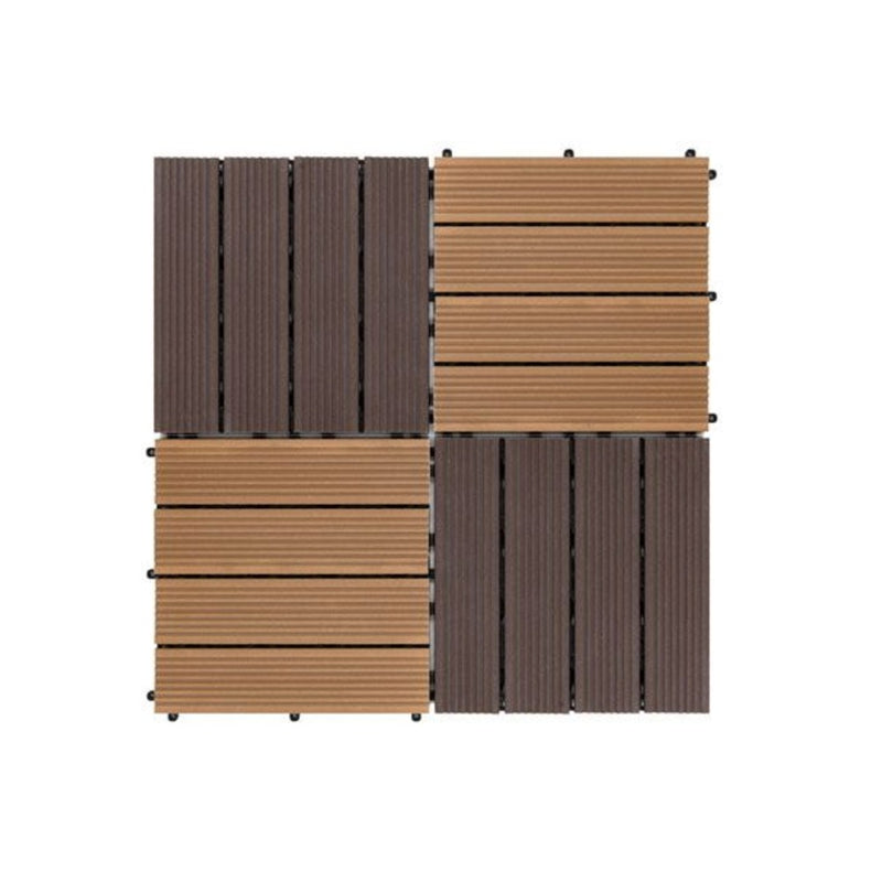 Composite Wood Tile Deck - Mix Series