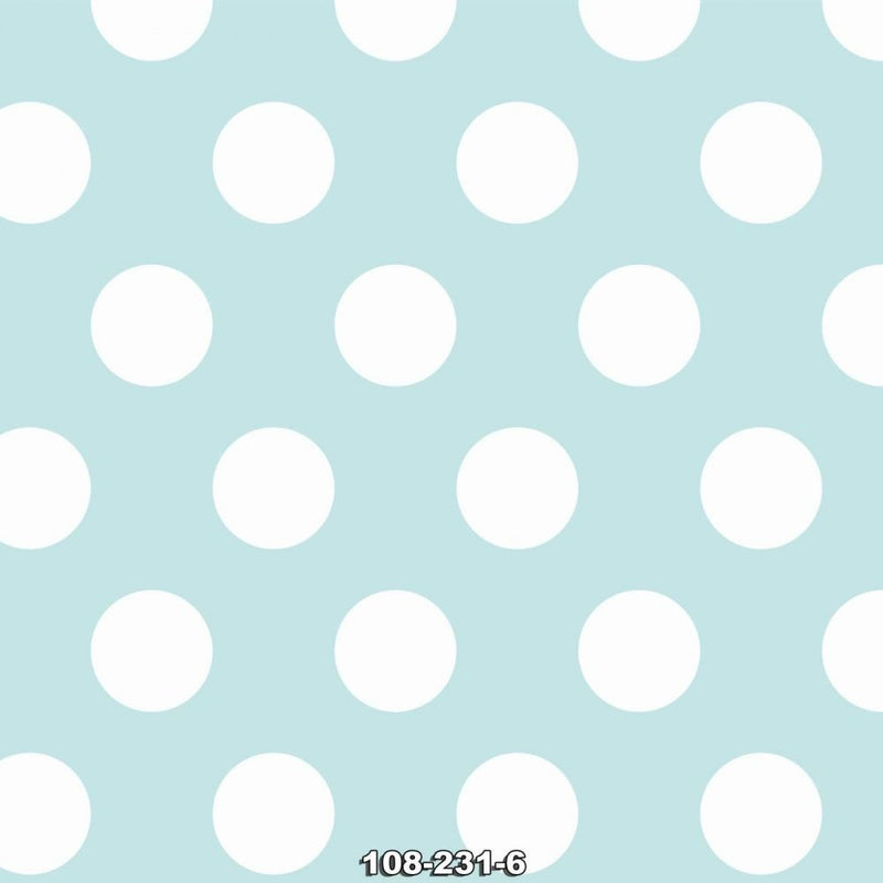 Polka-dot Kids Room Wallpaper - 1