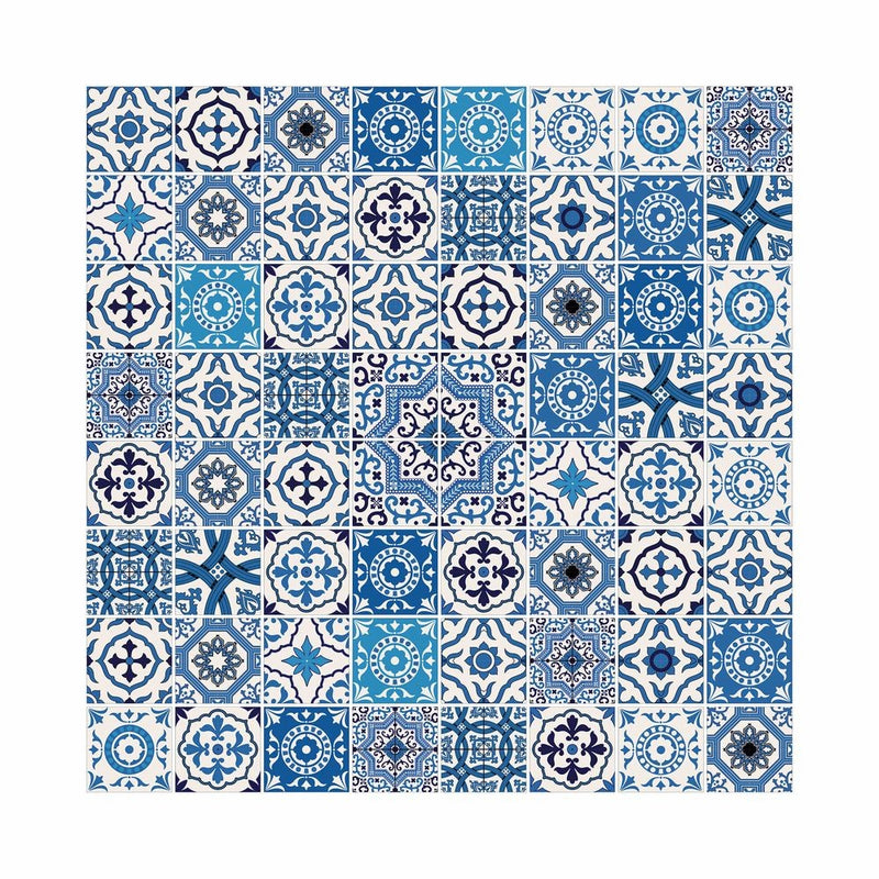 Square Digital Print Mix Pattern Glass Mosaic Tile - 1