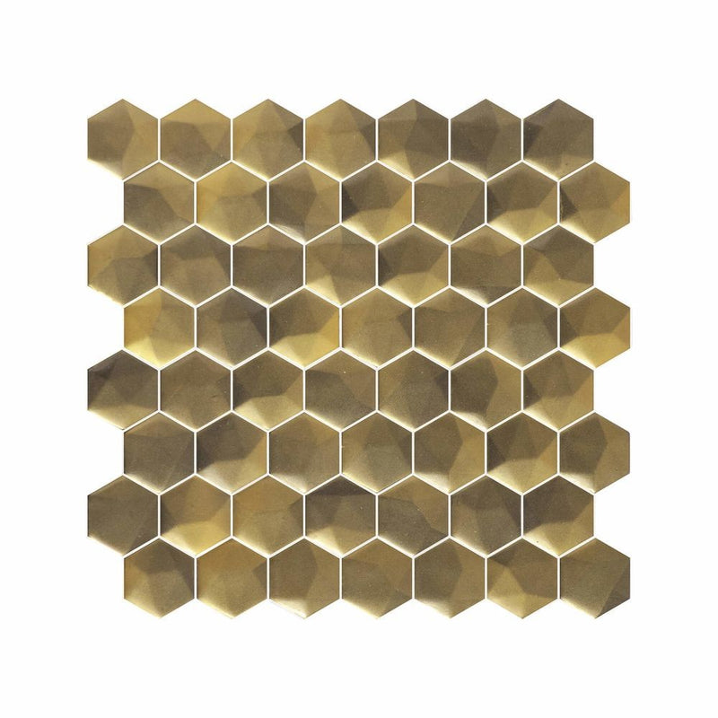 Hexagon Solid Glass Mosaic Tile Series-3
