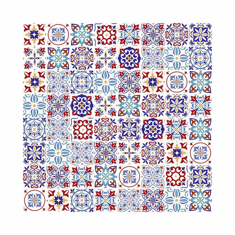 Square Digital Print Mix Pattern Glass Mosaic Tile - 2